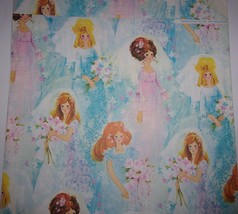 Vtg CPS Industries Brides To Be Shower Wrapping Paper Piece 22 x 19 ½ In - $56.91 MXN