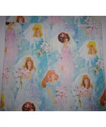 Vtg CPS Industries Brides To Be Shower Wrapping Paper Piece 22 x 19 ½ In - £2.23 GBP
