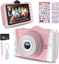 12Mp Children&#39;S Camera With Large Screen For Boys And Girls, 1080P Rechargeable - £41.16 GBP
