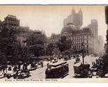 Broadway Street View From Warren Street New York NY NYC UNP DB Postcard F19 - $9.85