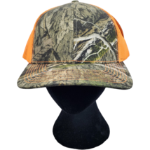 Mossy Oak OC771CAMO Trucker Hat Cap Mens Size XL Orange Camo Print Mesh ... - $12.24