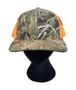 Mossy Oak OC771CAMO Trucker Hat Cap Mens Size XL Orange Camo Print Mesh ... - $232.64 MXN