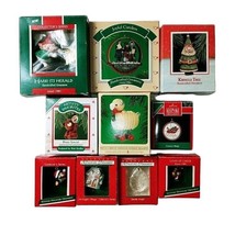 Lot 10 Hallmark Keepsake Ornaments Miniatures Vintage 1980s 1991 - £12.49 GBP