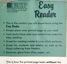 Easy Reader Blue Page Slip Cover NEW Vintage Reading ESP FFL-1 1970-80s ... - $29.99