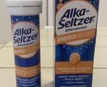 10 Alka Seltzer Effervescent Tablets Energy Boost Tropical Punch - £7.11 GBP