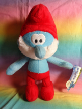Nanco The Smurfs Papa Smurf Plush Stuffed Toy w/ Tag - £7.03 GBP