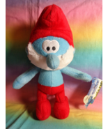 Nanco The Smurfs Papa Smurf Plush Stuffed Toy w/ Tag - £7.09 GBP