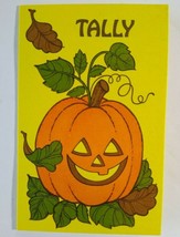 Halloween Tally Game Card Pumpkin In Patch NOS Original Hallmark Vintage Unused - £5.38 GBP