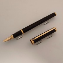 S.T. Dupont Classique Black Fountain Pen-France - $331.50
