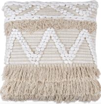 Throw Pillow Designer Bohemian Hand Woven Indoor Pillows Decorative Home... - £25.11 GBP