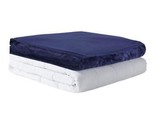 MP2 Glacier Weighted Blanket Nano Ceramic Bead Reversible Queen Warm 60x... - £51.98 GBP