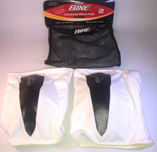 Bike BAPE30 Football/All Sport Adult X-Lrg Contoured Elbow Pads White-NEW-SHIP24 - £31.55 GBP