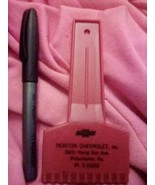 Norton Chevrolet Phila PA Ice Scraper circa 1960-70 - €13,81 EUR