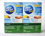 Alka-Seltzer Plus Night Severe Cold and Flu Packets Honey Lemon Zest Fla... - £27.81 GBP