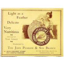 John Pearson Canary Cream Biscuit 1897 Advertisement Victorian Cracker A... - £16.05 GBP