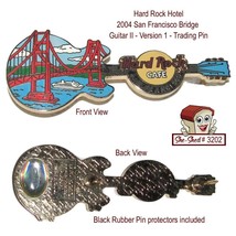 Hard Rock Hotel 2004 San Francisco Bridge Guitar II - Version 1 Trading Pin - £11.84 GBP