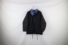 Vintage 90s Streetwear Womens Medium Distressed Quilt Lined Winter Jacke... - $39.55