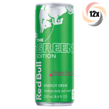12x Cans Red Bull The Green Edition Dragon Fruit Flavor Energy Drink | 8... - £31.73 GBP