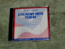 COUNTRY HITS TODAY September 1998 10 songs Karaoke CD + G (case-9) - £3.15 GBP