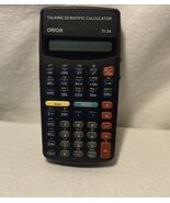 Orion TI-34 Talking Scientific Calculator Orbit Research No charger Unte... - $48.96