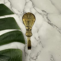Upper Deck Vintage 90s Brass Metal Hot Air Balloon Wall Hook Small Decor... - $461.15 MXN