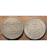 49th Street Galleria Murray, Utah UT Top Hat Mustache Amusement Token Lo... - $9.98