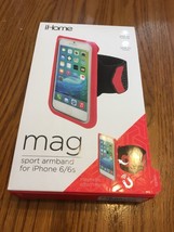 iHome Mag Sport Armband for iPhone 6 6s 7 8 Magnetic Attachment Running ... - $7.22