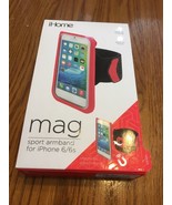 iHome Mag Sport Armband for iPhone 6 6s 7 8 Magnetic Attachment Running ... - $7.22