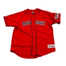 Majestic Boston Red Sox MLB 2007 World Champions Red Alternate Jersey Me... - $49.99