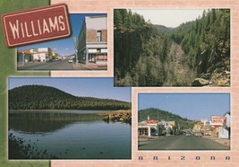 Postcard Williams Arizona Route 66 Four Views on Unused Card - £5.38 GBP