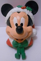 Disney Minnie Mouse Heavy Resin Christmas Stocking Holder 4&quot; H - £31.25 GBP