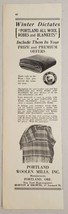 1931 Print Ad Portland All Wool Robes Blankets Premiums Woolen Mills Portland,OR - £11.99 GBP