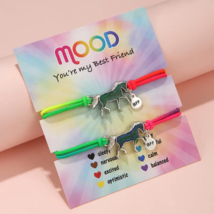 Kid&#39;s Bracelet Changes color with mood, and has a BFF charm too! NWT - £5.31 GBP