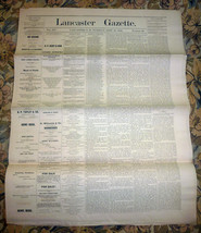 Lancaster, New Hampshire Gazette Newspaper - September 21, 1886 - £15.54 GBP