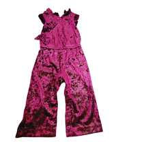 Genuine Kid OshKosh Purple Velour Jumper Size 18M Shimmer &amp; Bow Holiday - $27.72