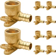 5/10/20 Pack Drop Ear Elbow Fittings, Pex 1/2&quot; X 1/2&quot; Npt Female, 10 Pack - $33.99