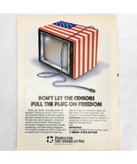 People for the American Way Print Ad Liberal Progressive Cause Anti Cens... - $9.01 CAD
