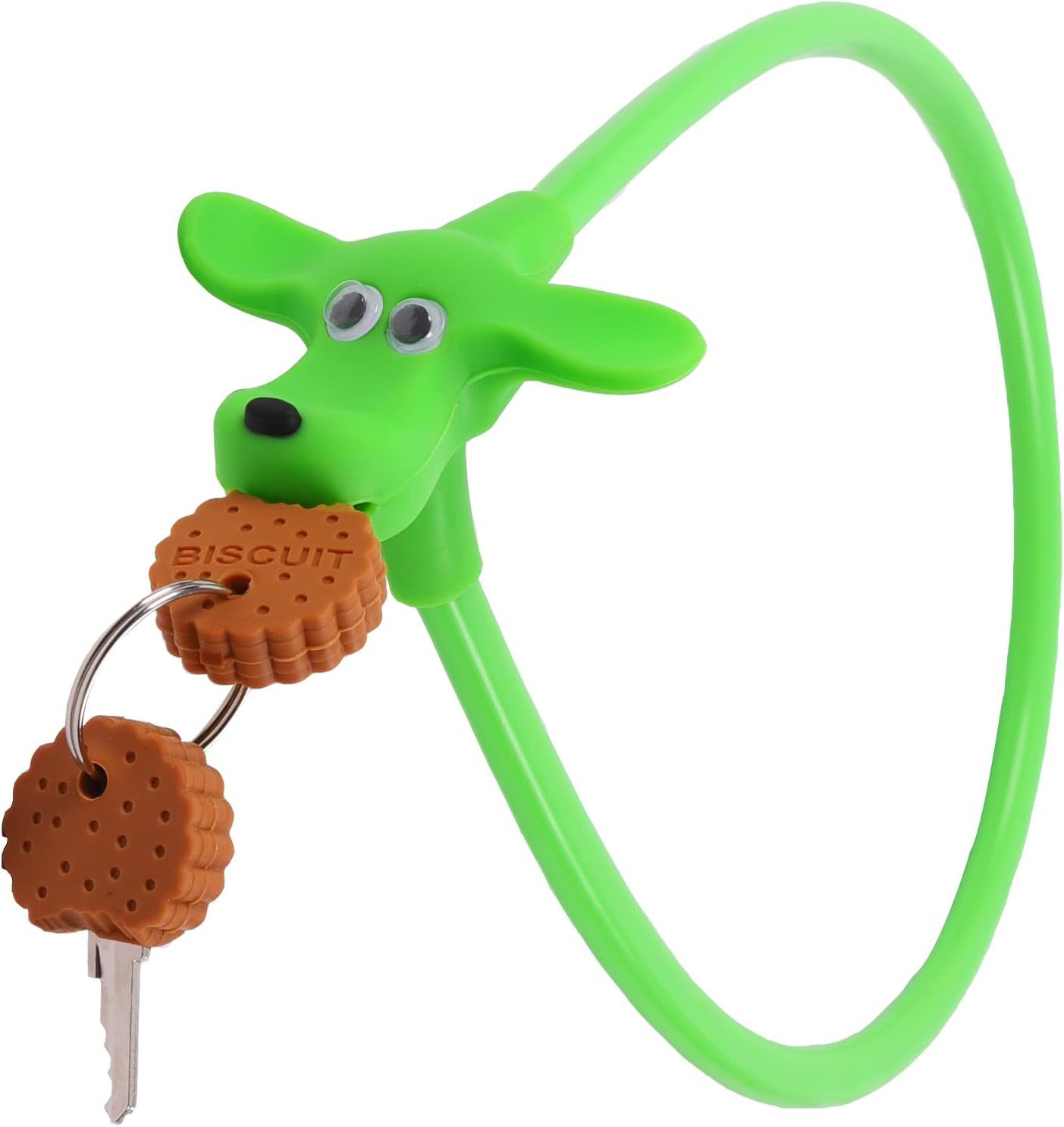Bike Cable Lock With Keys, Silicone Covered Bike Lock, Kids Cable Lock C... - $18.61
