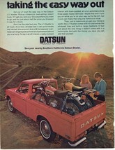 1971 Datsun Truck Li&#39;l Hustler Print Ad Automobile 8.5&quot; x 11&quot; - £16.11 GBP