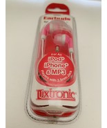 Luxtronic Pink Color Earbuds for iPhone, iPod and MP3 Players with 3.5mm... - £6.16 GBP
