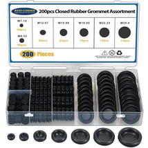 BUSY-CORNER Rubber Grommet Assortment Firewall Solid Closed Hole Plug for Wire E - £11.93 GBP