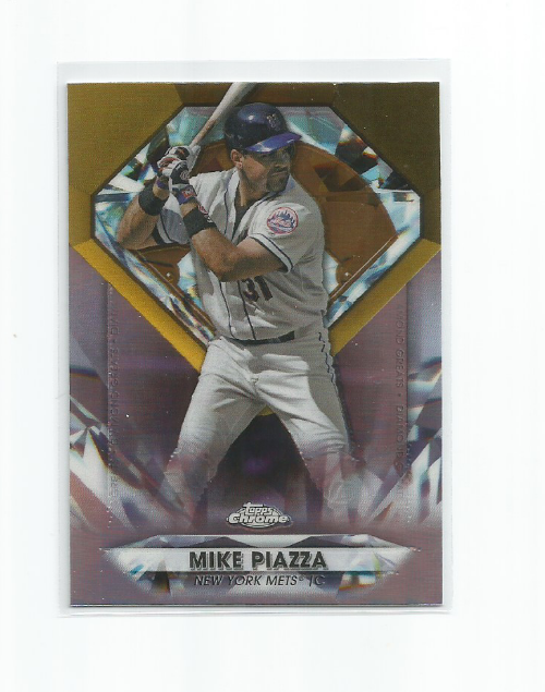 Primary image for MIKE PIAZZA (Mets) 2022 TOPPS CHROME UPDATE DIAMOND GREATS INSERT #DGC-15