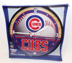 WONDERFUL NIP 2009 WINCRAFT SPORTS CHICAGO CUBS BASEBALL 12&quot; WALL CLOCK - £31.40 GBP