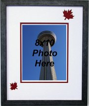 Canadian Maple Leaf 150 Year Celebration Wall Mount Red and White 8x10 Picture F - £28.13 GBP