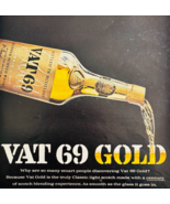 1965 Vat 69 Gold Scotch Whisky Advertisement Distillery Liquor Vintage D... - €21,36 EUR
