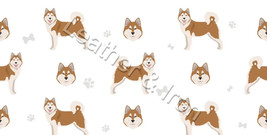 New Alaskan Malamute Brown Pattern Dog Vinyl Checkbook Cover - £6.96 GBP
