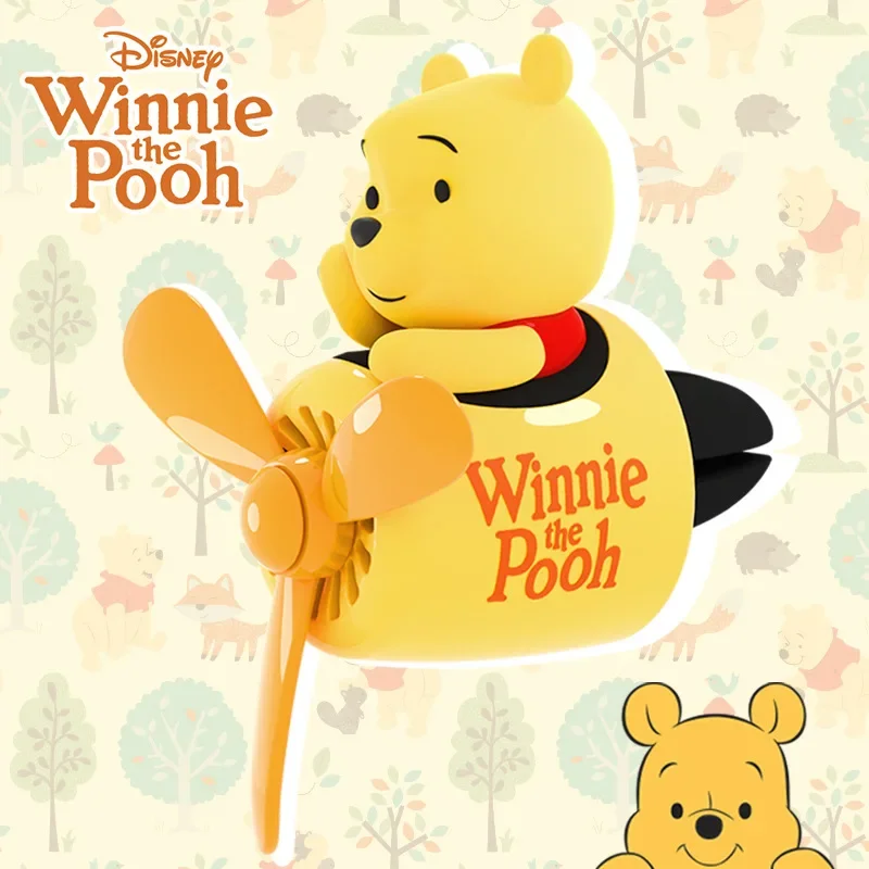 Anime Winnie The Pooh Car Air Vent Fragrance Decoration Funny Propeller ... - £16.87 GBP+