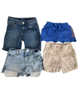 Lot Girls 4 pairs Shorts Hello Kitty Gymboree Wonder Nation Cat Jack sz 4/5 - $239.43 MXN