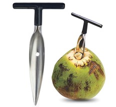 Stainless Steel Coconut Opener Tool Coconut Driller Coconut Water Opener... - £18.98 GBP