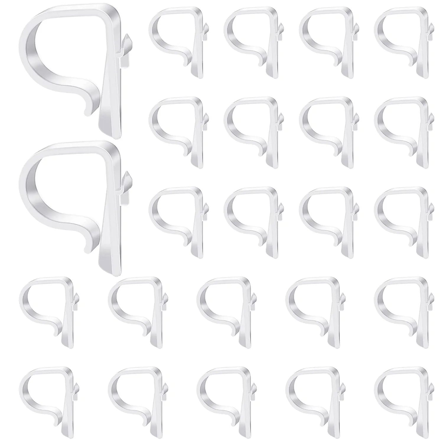 Church Pew Clips Heavy Duty Plastic Hooks Tablecloth Clips Chair Table Clips Tra - £28.83 GBP